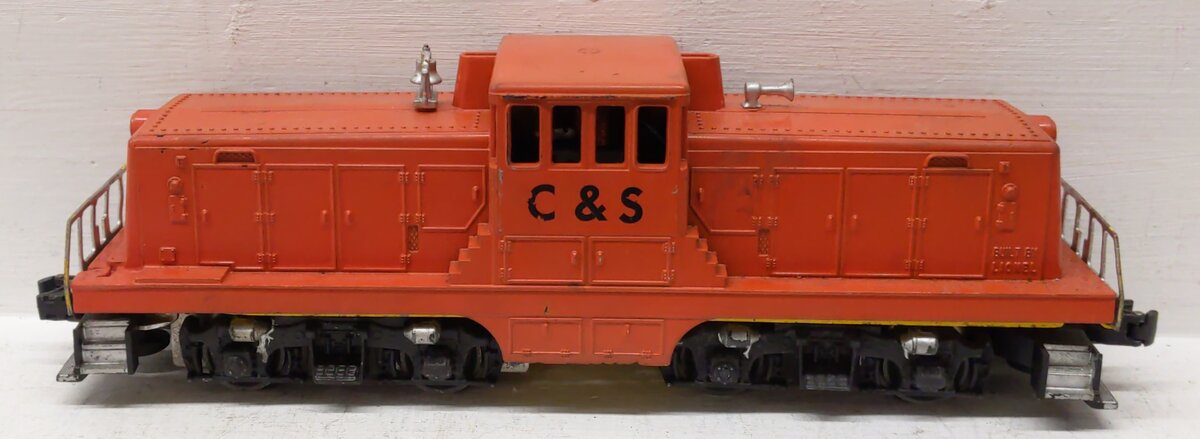 Lionel 628 Vintage O Gauge Custom C&S 44 Ton Diesel Locomotive VG