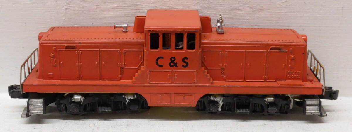Lionel 628 Vintage O Gauge Custom C&S 44 Ton Diesel Locomotive VG