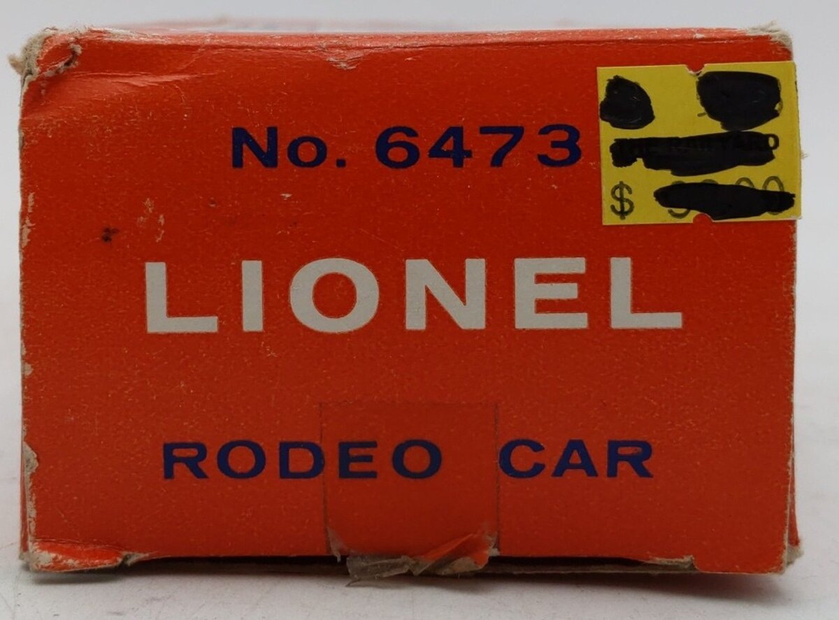 Lionel 6473 Vintage O Operating Horse Car - Red Lettering VG/Box