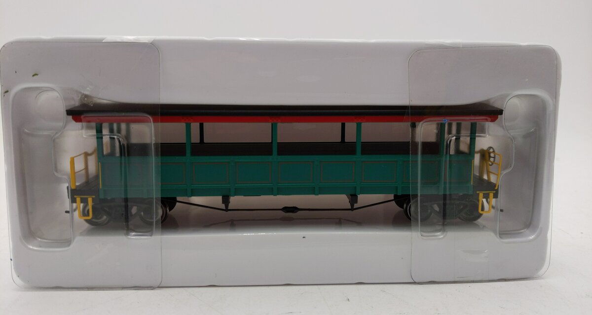 Bachmann 17449 HO Scale Unlettered Open-Sided Excursion Car w/ Seats LN/Box