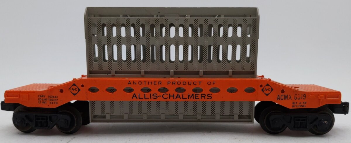 Lionel 6519 Vintage O Allis Chalmers Condenser Car VG