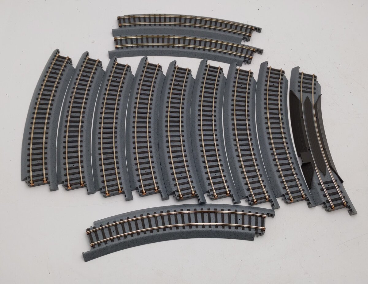 Walthers HO 10" Curved Tracks [10] LN/Box