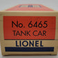 Lionel 6-38310 O Gauge Sunoco Double Dome Tank Car #6465 NIB