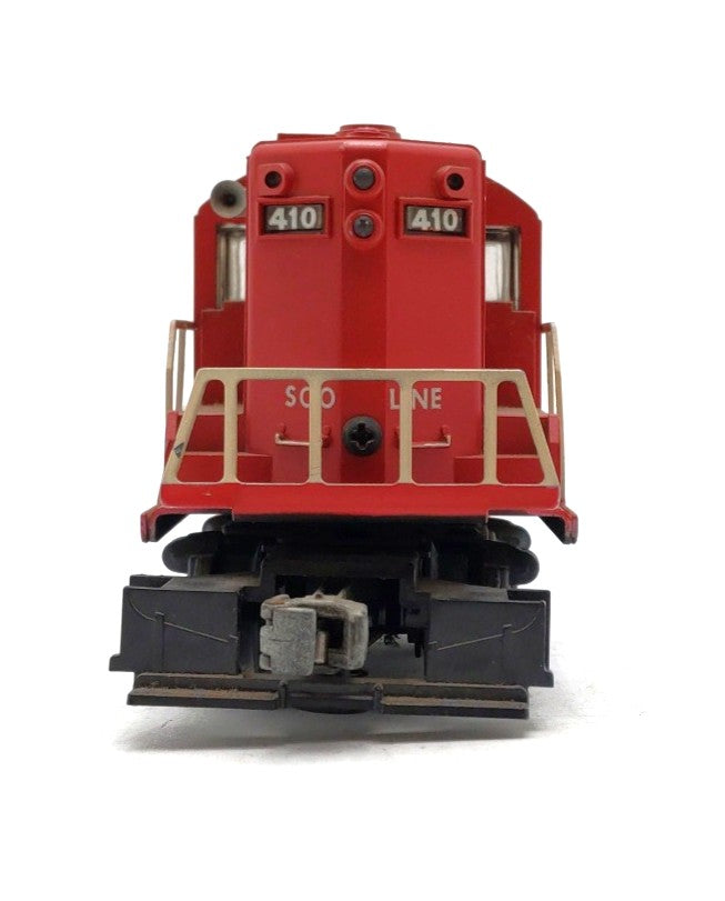 Customized Lionel O Gauge Soo Line GP9 Non-Powered Diesel Locomotive #410 VG