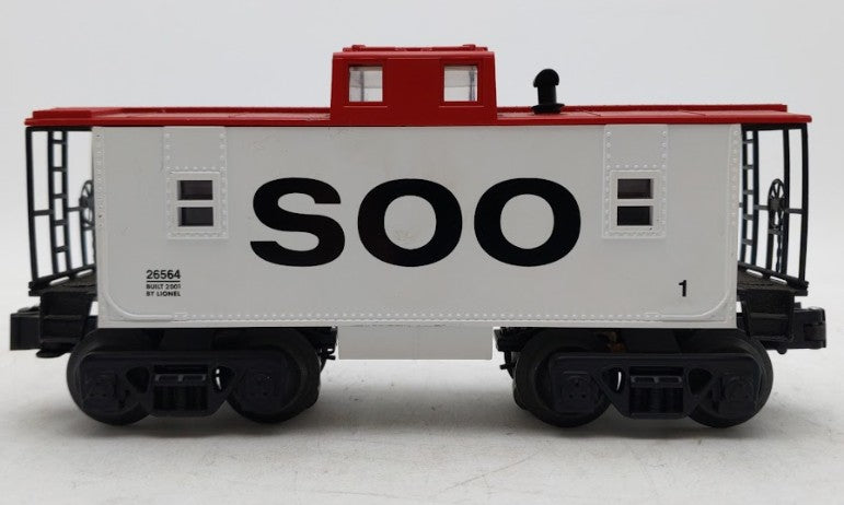 Lionel 6-26564 O SOO Line Square Window Lighted Caboose EX