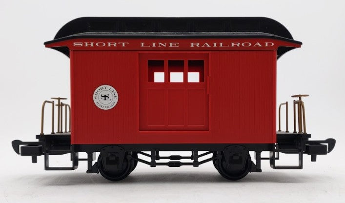 Bachmann 97088 G Short Line Baggage Car Red EX