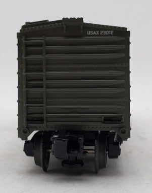 Lionel 23012 O Gauge US Army USAX Transparent Ammunition Boxcar LN