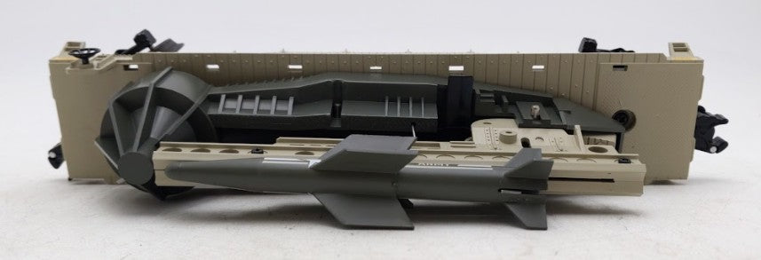 Lionel 6-23013 O Gauge US Army USAX Operating Missile Launching Flat Car LN