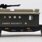 Lionel 2223010-C O Gauge US Army Security Caboose w/Rotary Beacon #23014 EX
