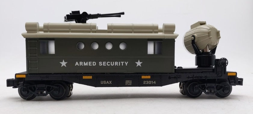 Lionel 2223010-C O Gauge US Army Security Caboose w/Rotary Beacon #23014 EX