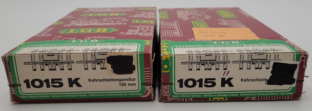 LGB G Scale Reverse Loop Tracks 1015K [2] VG/Box