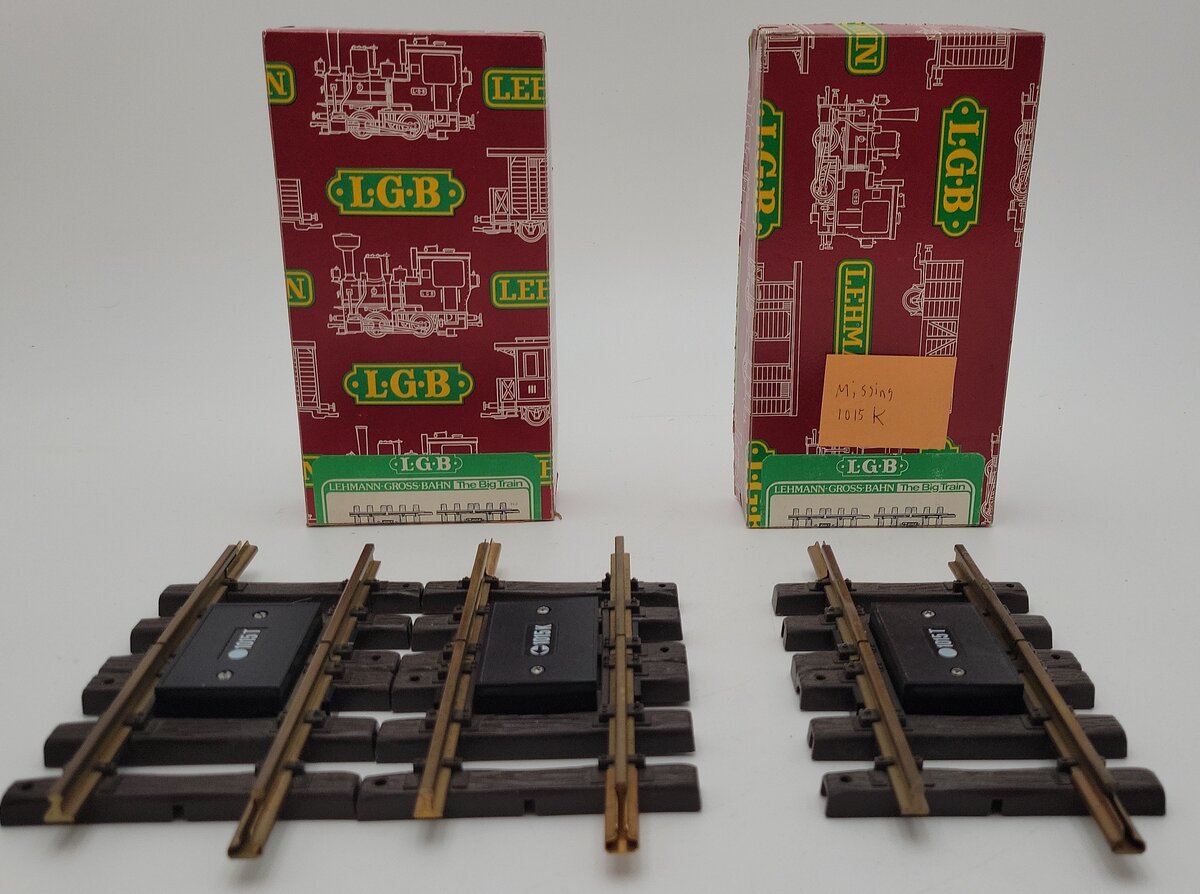 LGB G Scale Reverse Loop Tracks 1015K [2] VG/Box