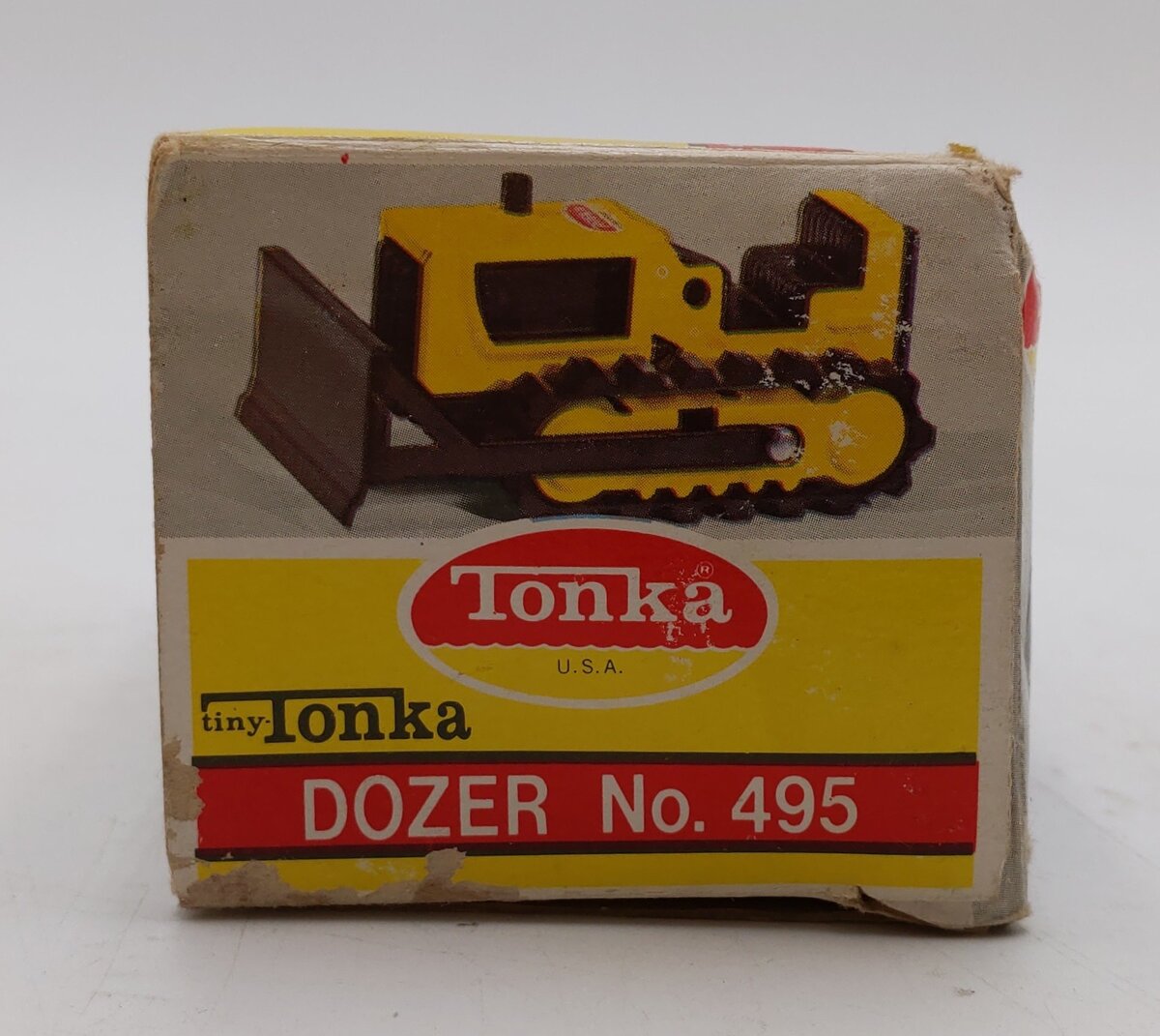 Tonka 495 1:50 Scale Pressed Steel Yellow Bulldozer LN/Box