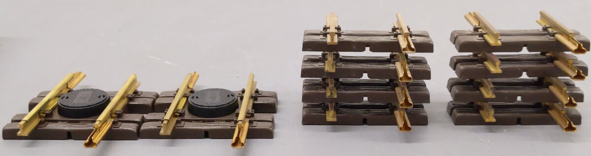 LGB G Scale Assorted Track Sections 1009, 10090, 1005 [10] VG/Box