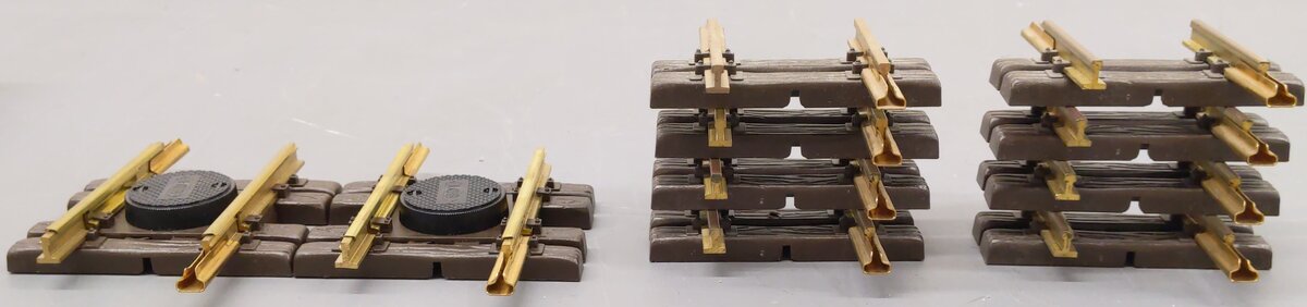 LGB G Scale Assorted Track Sections 1009, 10090, 1005 [10] VG/Box