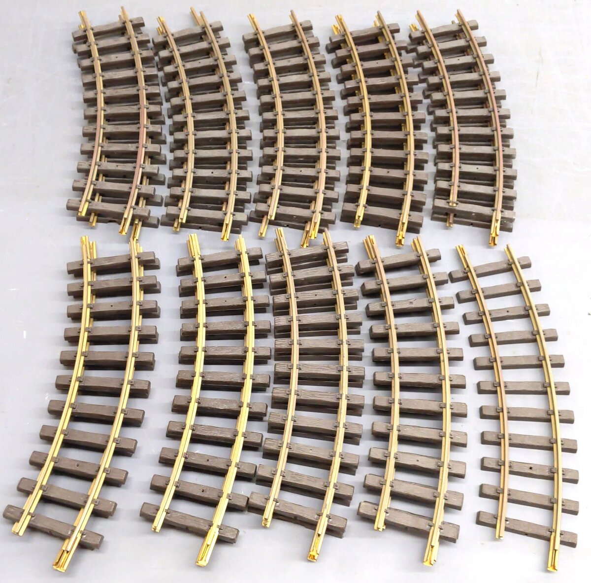 LGB 1100 G Scale Curved Track Sections (19) VG