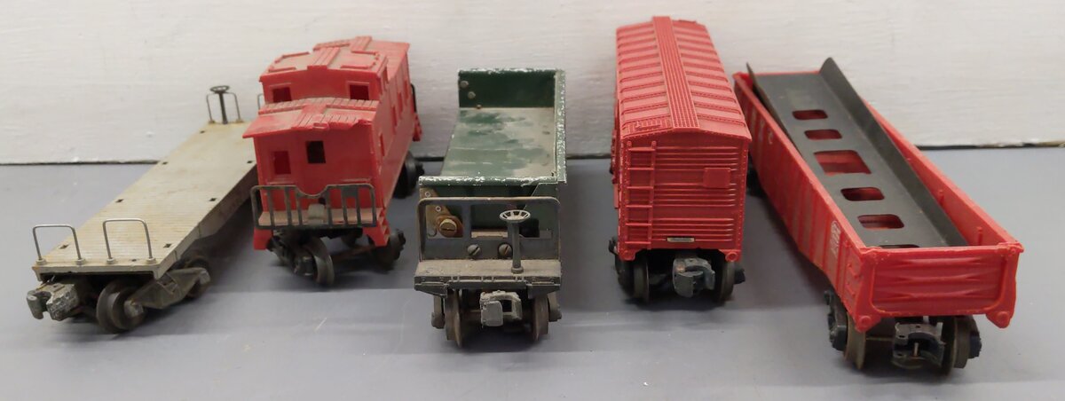 Lionel Vintage O Gauge Freight Cars #3459,x6014,6342,6411 [5] VG