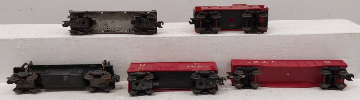 Lionel Vintage O Gauge Freight Cars #3459,x6014,6342,6411 [5] VG