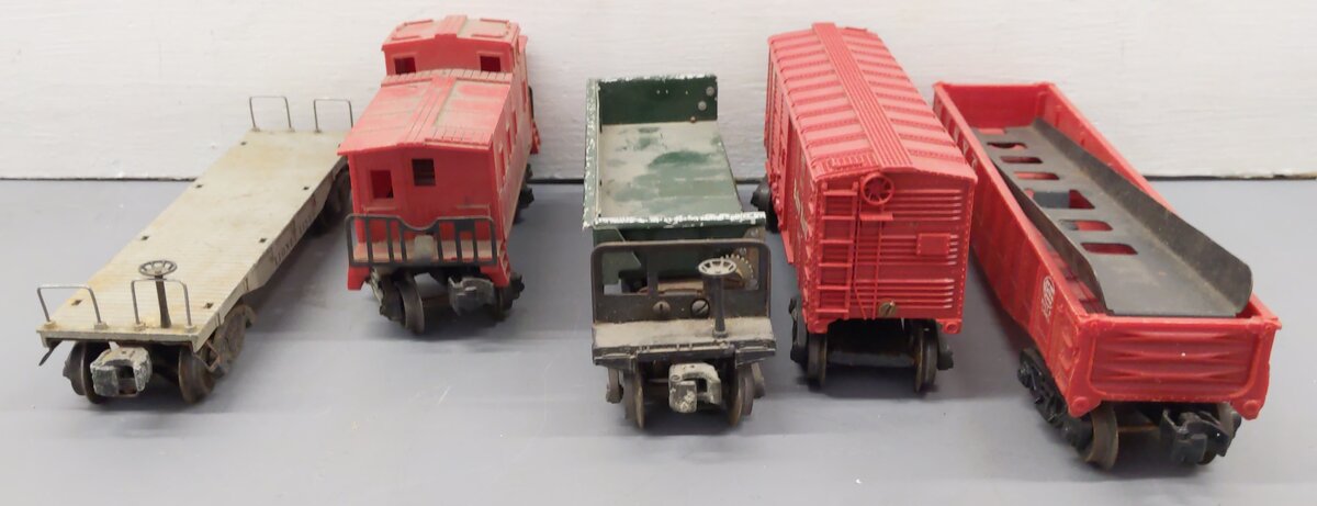Lionel Vintage O Gauge Freight Cars #3459,x6014,6342,6411 [5] VG