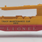 Lionel 6812 Vintage O Operating Track Maintenance Car w/Yellow Superstructure EX