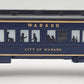 Lionel 6-7232 O Gauge Wabash "City of Wabash" Observation Car #7232 (FF #1) LN