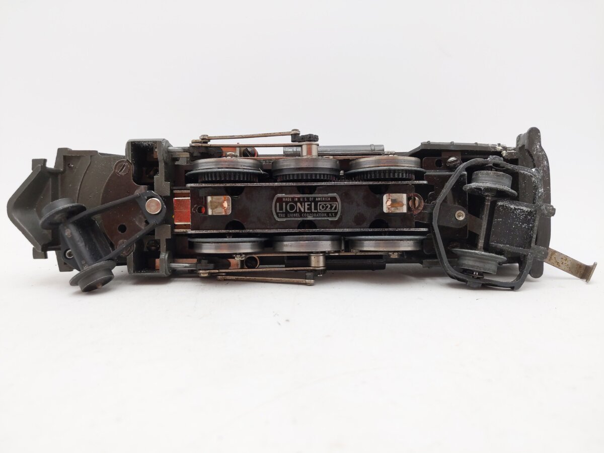 Lionel 1666E Vintage O Gray 2-6-2 Steam Locomotive EX