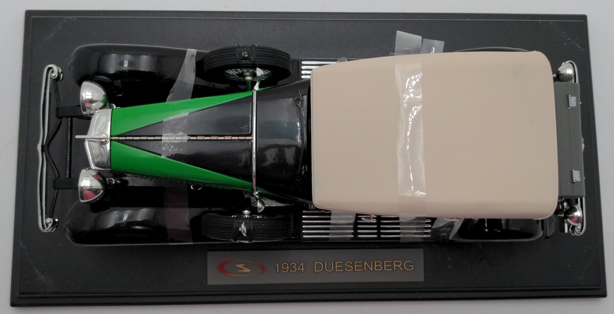 Signature Models 32310 1:32 Scale 1934 Duesenberg - Green & Black VG/Box