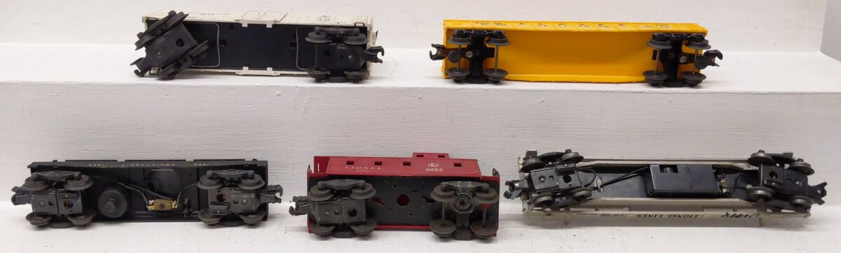 Lionel Vintage O Gauge Freight Cars #6257,3461,6472,336155,616260 [5] VG