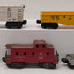 Lionel Vintage O Gauge Freight Cars #6257,3461,6472,336155,616260 [5] VG