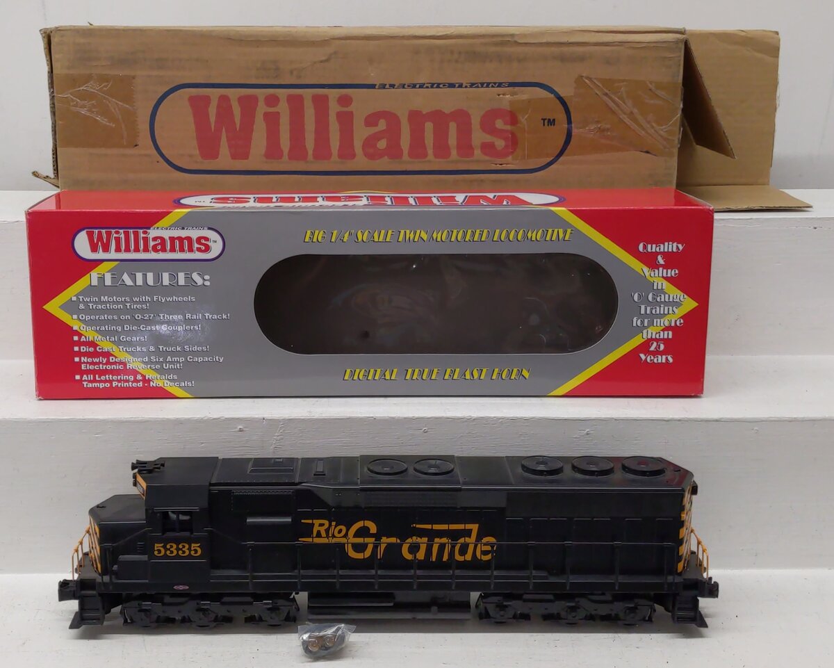 Williams SD45-212 O Denver &Rio Grande Western SD-45 Diesel Locomotive #5335 EX/Box