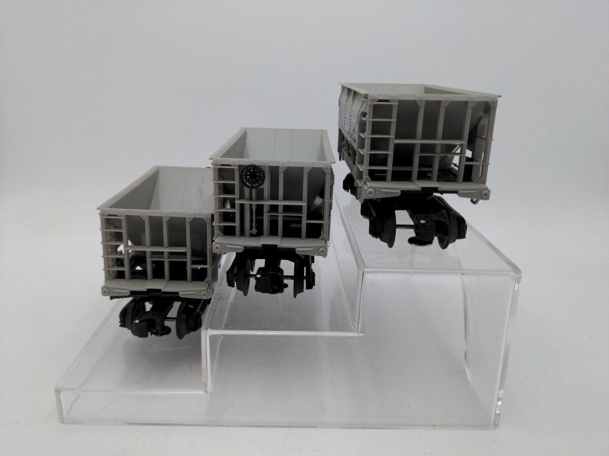 K-Line K-6717A O Gauge CSX Coal Hopper Cars w/o Coal Loads EX