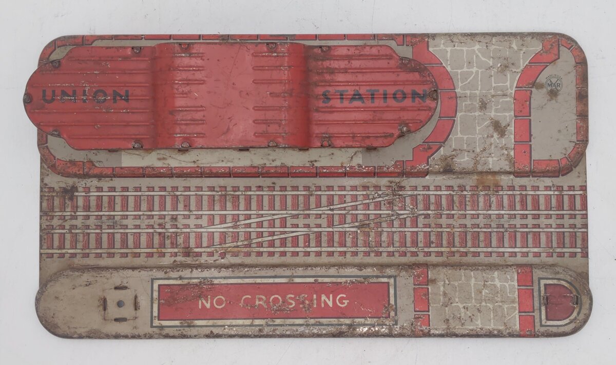 Marx 1430 Vintage O Prewar Lithograph Tinplate Union Station Terminal