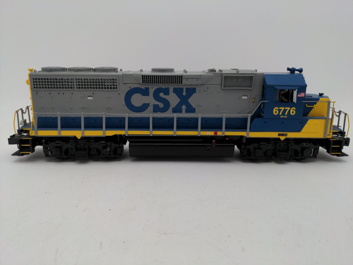 MTH 20-2423-1 CSX GP-40 Diesel Engine #6776 w/PS2 EX