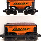 Menards 275-9351 O Gauge BNSF Ore Cars (2 Pack) #4223 and #4224 LN/Box