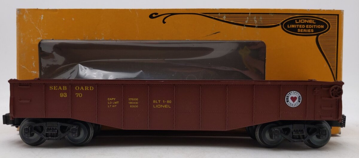 Lionel 6-9370 Seaboard coast Line Gondola EX/Box