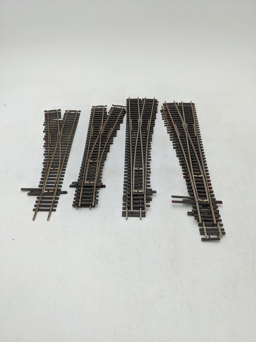 Shinohara Track Ho Scale Assorted Switches [7] VG