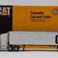 Ertl 7712 1:64 Die Cast Caterpillar Cab w/Trailer LN/Box