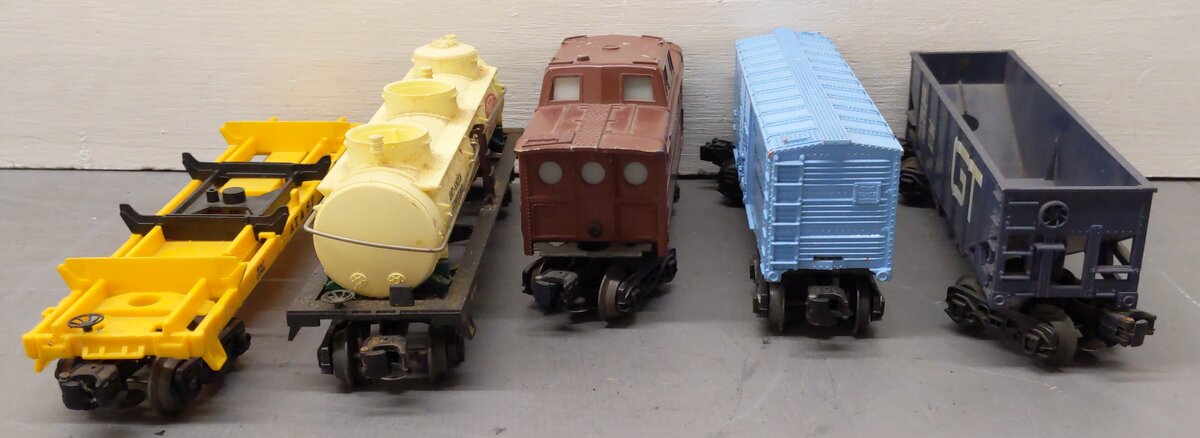 Lionel Vintage Custom O Gauge Freight Cars #16715,9148,9079,9162 [5] VG