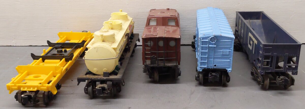 Lionel Vintage Custom O Gauge Freight Cars #16715,9148,9079,9162 [5] VG