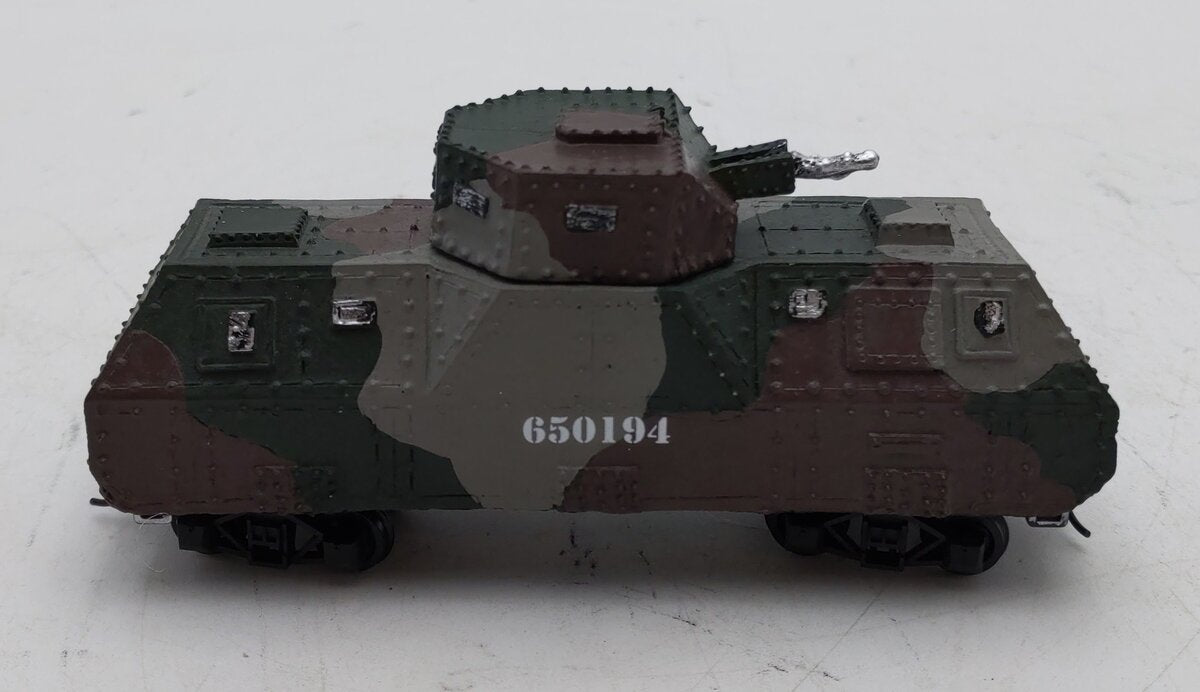 Hawthorne Village Bachmann HO Scale WWII Artillery Car #650194 LN