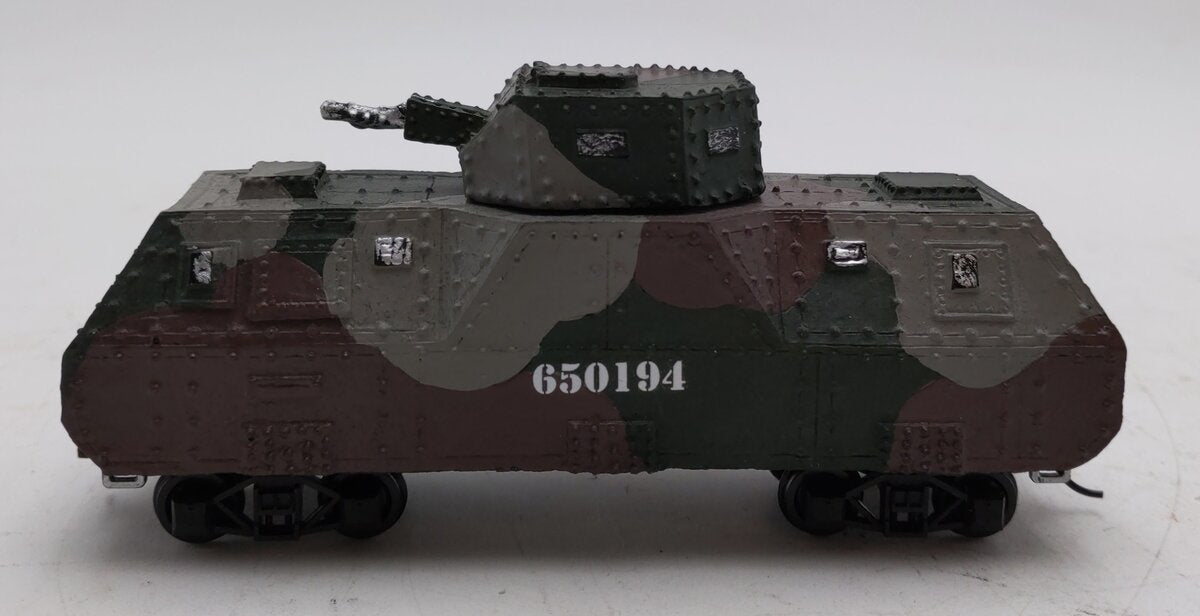 Hawthorne Village Bachmann HO Scale WWII Artillery Car #650194 LN