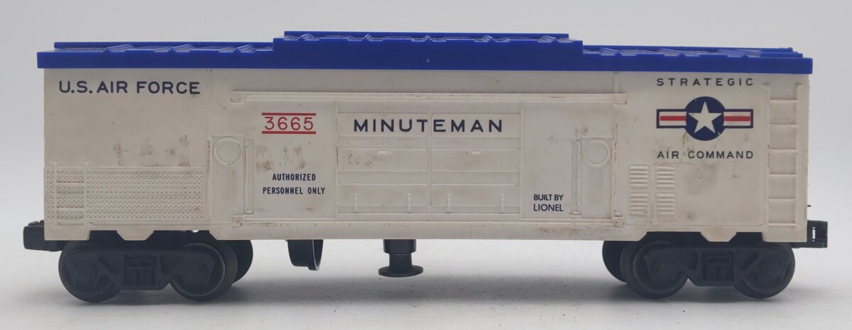Lionel 3665 Vintage O Gauge US Air Force Minuteman Missile Launching Car EX/Box