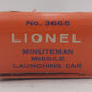 Lionel 3665 Vintage O Gauge US Air Force Minuteman Missile Launching Car EX/Box