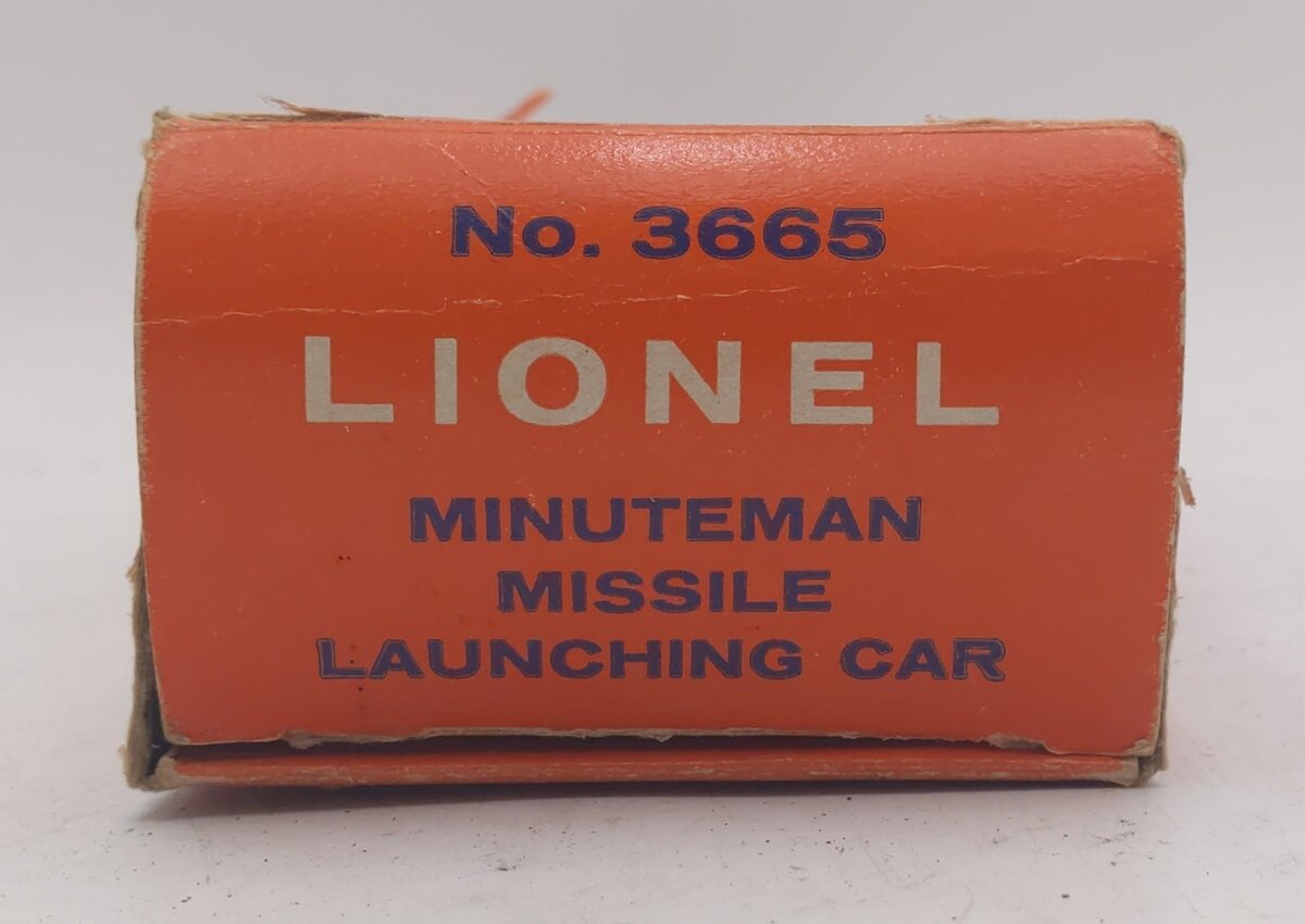 Lionel 3665 Vintage O Gauge US Air Force Minuteman Missile Launching Car EX/Box
