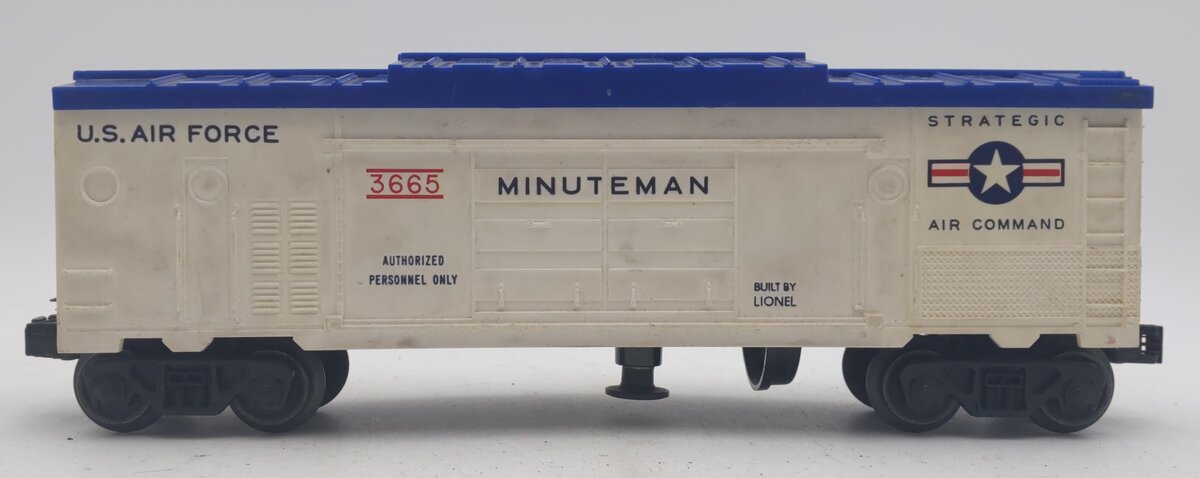 Lionel 3665 Vintage O Gauge US Air Force Minuteman Missile Launching Car EX/Box