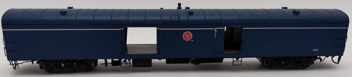 Rapido Trains 106049 HO Missouri Pacific 73' 6" Smooth Side Baggage-Express #264 EX/Box