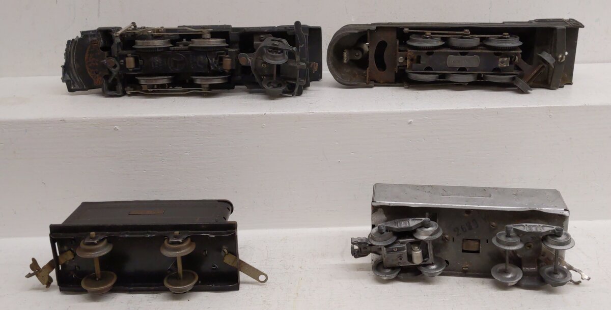 Lionel O Gauge Assorted Post/Pre-war Assorted Locomotives & Tenders [4]