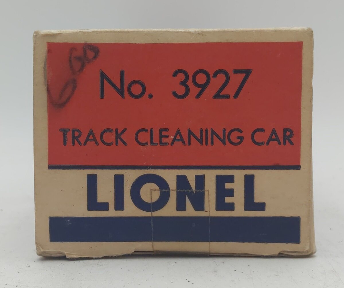 Lionel O Vintage Postwar Motorized Track Cleaner Cars: 3927 [2] EX
