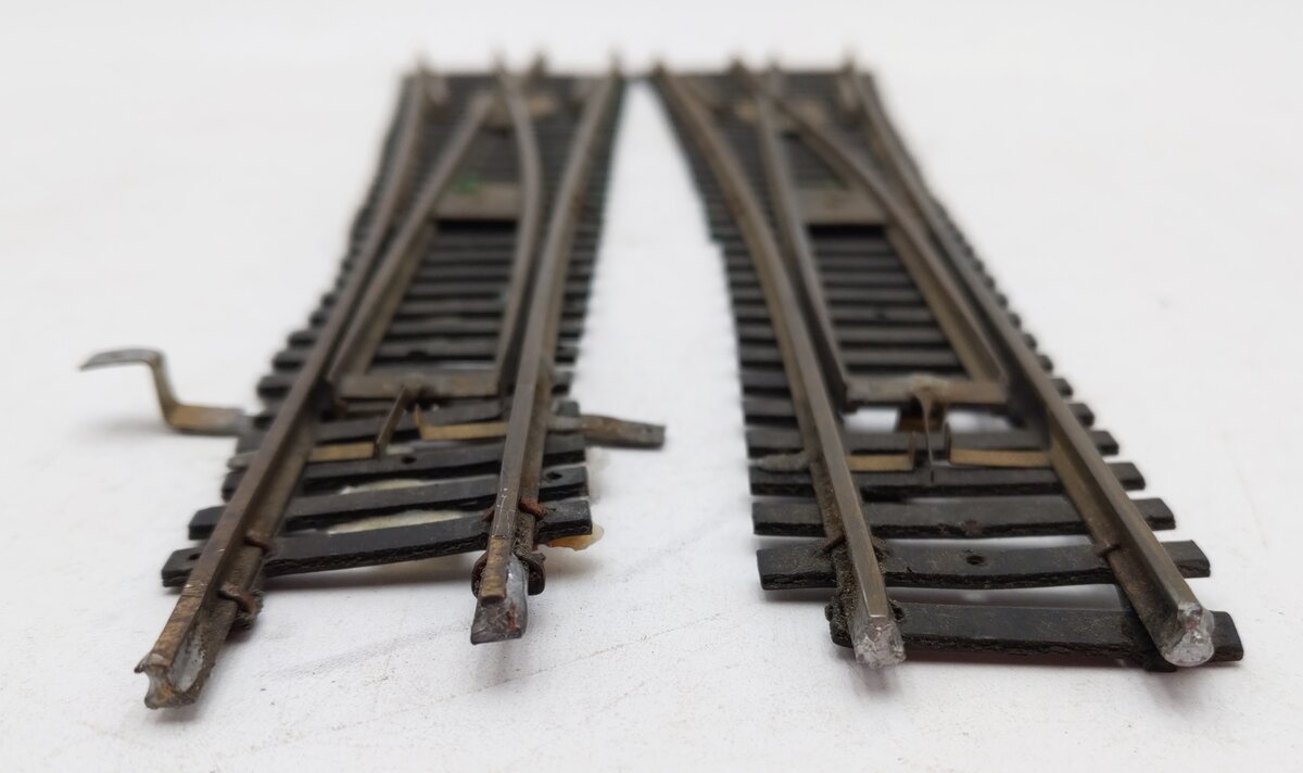 Generic Brass S Gauge Left Hand Turnouts [2] VG