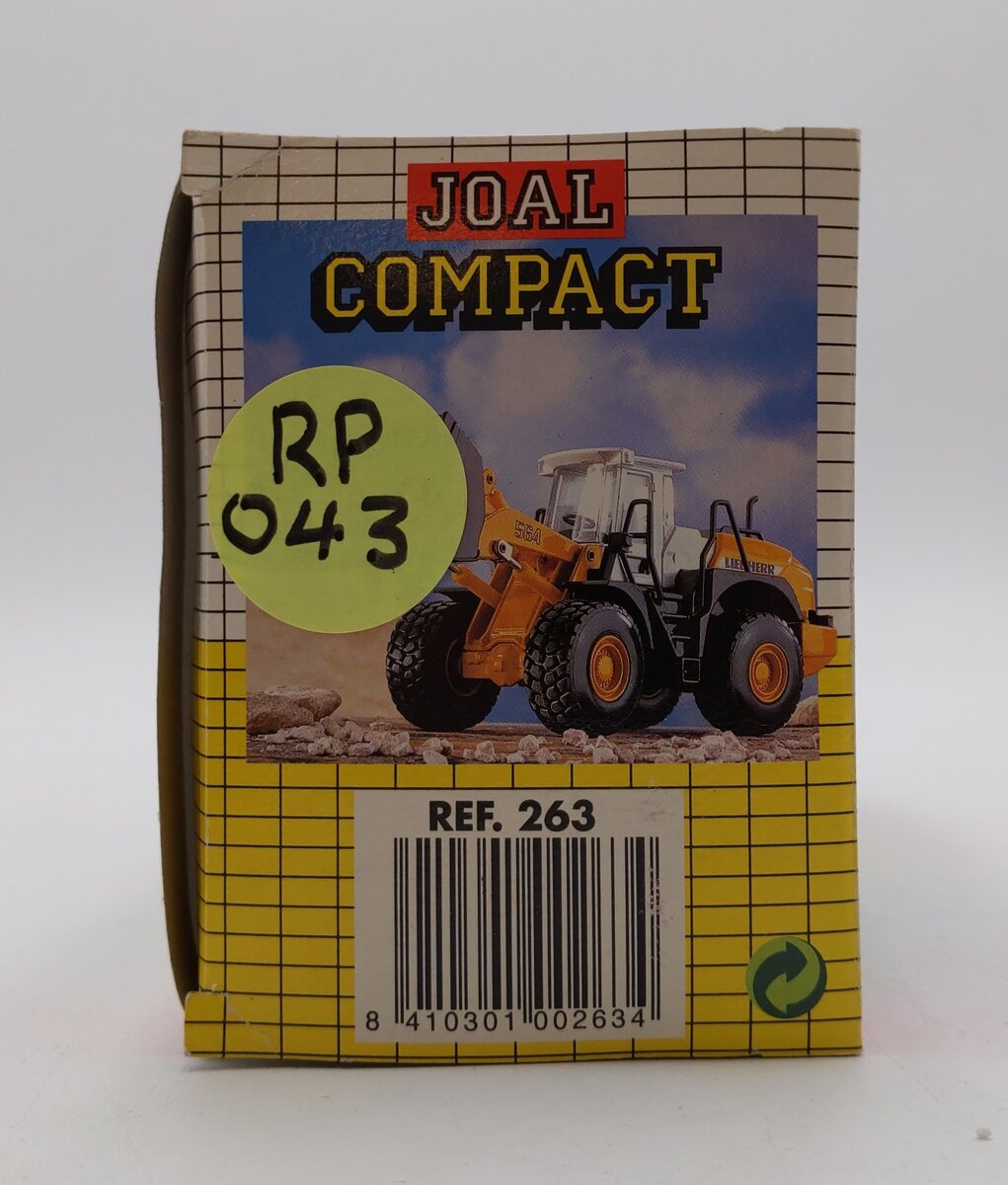 Joal 263 1:50 Scale Articulated Wheel Loader Liebherr L564 Die-Cast Metal LN/Box